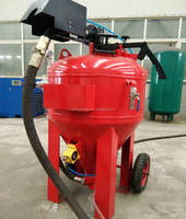 Machine et équipement de sablage humide pour le polissage et le nettoyage haute pression, facile à utiliser, fonctionnement manuel, capacité 8CF