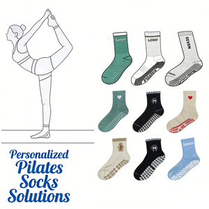 Chaussettes de Pilates antidérapantes de haute qualité <span class=keywords><strong>disponibles</strong></span> en gros pour les distributeurs - Product Image 1