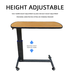 Mesa de Noche Ajustable con Ruedas y Frenos para Personas Mayores, Pacientes y Uso Hospitalario - Product Image 2