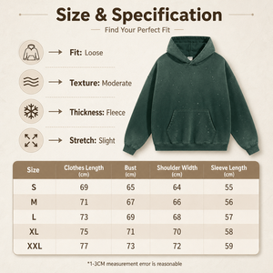 Sweat à capuche unisexe en mélange de coton épais 360G, effet encre éclaboussée à la main, doublure polaire, coupe oversize, streetwear, vente en gros - Product Image 2