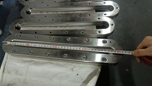 स्टेनलेस स्टील दृष्टि खिड़की लंबी आयताकार वेल्ड फ्लैंज तरल स्तर गेज ग्लास के साथ - Product Image 4