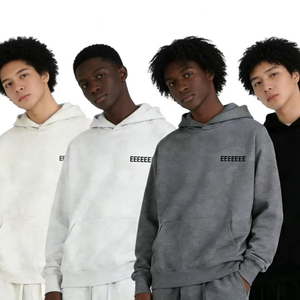 Fere Tops of 2026 SS22 Survêtements pour hommes en maille, comprenant un sweat à capuche et un pantalon <span class=keywords><strong>de</strong></span> survêtement, 80% Coton/20% Polyester, 480 g/m², avec col à capuche, Collection God - Product Image 1