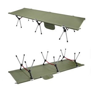 Lit de camping pliable ultraléger d'extérieur, compact et portable, lit de sieste pour le bureau, lit de randonnée, lit de plage BC256 - Product Image 3
