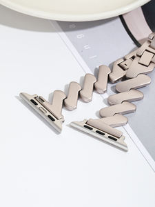 สายนาฬิกาโลหะระบายอากาศปรับได้สร้อยข้อมือสตรีแฟชั่นปรับแต่งเครื่องประดับแสงดาวสำหรับแอปเปิ้ลวอทช์ซีรีส์<span class=keywords><strong>7</strong></span> - Product Image 5