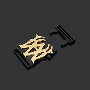 Hebilla de Cinturón Metálica de Aleación de Zinc de 30mm, Plateada en Negro y Dorado, Resistente al Desgaste, Accesorios para Bolsos, Correa Ajustable con Resorte 2025 - Product Image 1