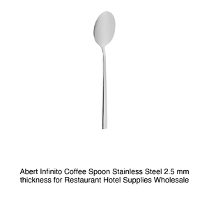 Abert Infinito <b>Coffee</b> <b>Spoon</b> Stainless Steel 2.5 mm thickness for Restaurant Hotel Supplies Wholesale - Product Image 2
