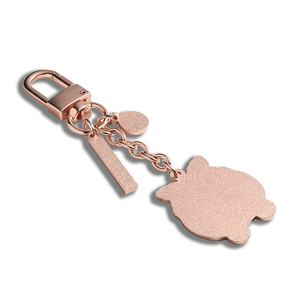 Porte-clés décoratif de haute qualité avec pendentif de personnage de dessin animé rose mignon, personnalisable avec logo - Product Image 5