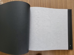 Álbum de <span class=keywords><strong>Fotos</strong></span> <span class=keywords><strong>Tradicional</strong></span> de Papel Duro Negro/Blanco Sin Ácido Personalizado de Fábrica, Álbum de Montaje en Seco con Papel Glassine Entre las Páginas - Product Image 3