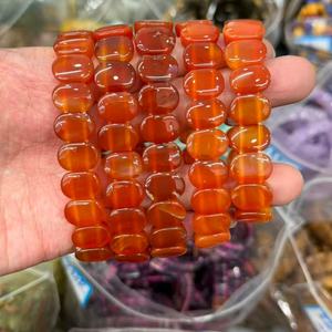 กำไลข้อมือลูกปัดทรงลูกบาศก์จากฟลูออไรต์ธรรมชาติ โรสควอตซ์ และไทเกอร์อาย ดีไซน์ทันสมัย หินทรงสี่เหลี่ยม เสริมพลังงานบำบัด สำหรับผู้หญิงและผู้ชาย ขายส่ง - Product Image 6