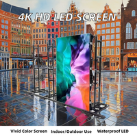 Intérieur/extérieur 500x500mm P3.9 P4.8 4K HD étanche mur vidéo LED de location écran LED géant pour la publicité SDK