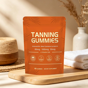 Gummies bronzantes 60 pièces Complément alimentaire beauté pour adultes Améliore l'immunité - Product Image 5
