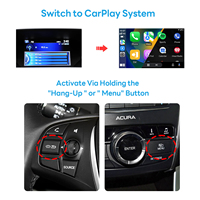 Kabelloses CarPlay Nachrüstset und Android Auto Spezial für Acura Dual Screen RDX TLX TLX-L ILX RLX mit 7" 8" Bildschirm