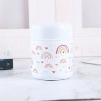Bouteille d'eau isotherme pour enfant en acier inoxydable à double paroi 304, récipient de stockage isotherme pour le déjeuner, pots à nourriture sous vide avec cuillère