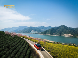 Porte-vélo électrique robuste jusqu'à 60kg de capacité de poids pour 2 vélos à gros pneus - Product Image 4