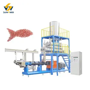 High-protein Cat Fish Feed and Animals Fodder Manufacturer Processing Line Extrusion Equipment and Drying Machinery