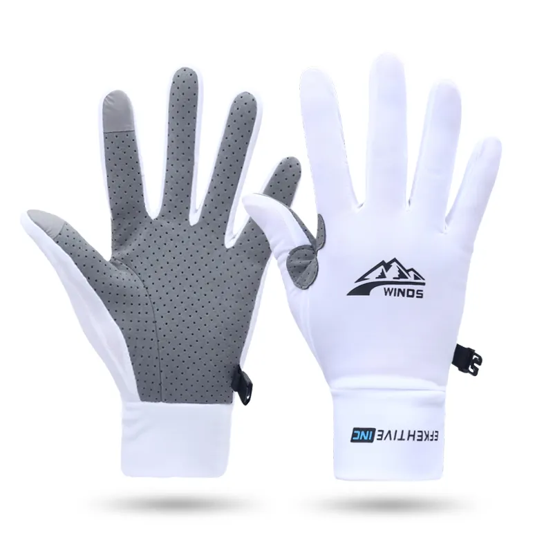Guantes deportivos personalizados con dedos completos para exteriores, protectores de manos de Gel antideslizante para ciclismo de montaña o carretera