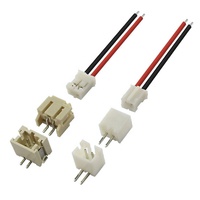Kustom Micro JST 2.0 PH 2-Pin Konektor dengan Kabel 2 3 4 5 6 PIN 22AWG 24AWG