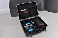 HaiFeng HF 12V Aluminium Single/Dual Cylinder Portable Boxed Air Pump Savings-Box Function for Heavy-Duty Tires Inflator