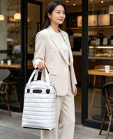 Sac à dos fourre-tout multifonctionnel 2 en 1 personnalisé avec logo noir, rembourré, lavable, en Tyvek Dupont recyclé, pour les voyages