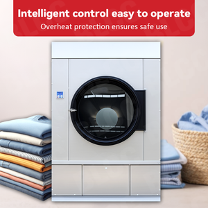 Asciugatrice Industriale da 50-150KG, Attrezzatura per Lavanderia Commerciale con Riscaldamento a Gas GPL, Essiccatoio a Tamburo per Hotel - Product Image 2