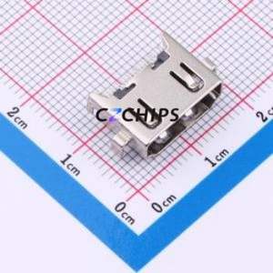 HDMI-GD-116PWB HDMI Connector SMD Connector ( Connector Type: HDMI-A )( Gender: Female )( Total Number of PINs: 19P ) - Product Image 1