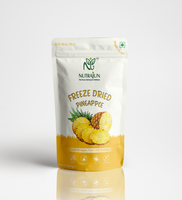 Premium Gefreeze-droogde Ananas Schijfjes Bulkverpakking 100% Echt Fruit Snack Natuurlijk Gezond Kant-en-klaar Krokante Ananas