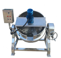 Pot de cuisson industriel à chauffage électrique avec agitateur