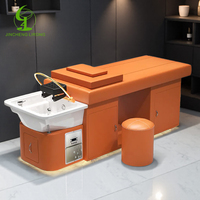 Jincheng Multifonctionnel Thai Salon Shampooing Spa Lit Simple Edition Cycle de l'Eau Shampooing Lit avec Lampe