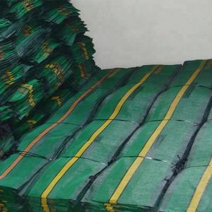 Sacs de silo en monofilament HDPE durables 25x100 cm Sacs de <span class=keywords><strong>sable</strong></span> verts avec attaches et poignées fiables - Product Image 6