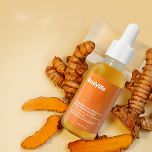 Zerdeçal beyazlatma yüz Serum karanlık nokta sökücü parlatıcı Anti-Aging nemlendirici aydınlatıcı parlayan yüz Serum cilt bakımı için - Product Image 1