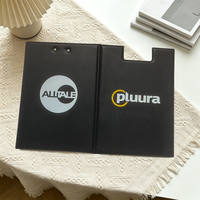 Porte-documents en cuir personnalisé, sac de rangement pour documents en cuir PVC, format A4, accepte le logo personnalisé