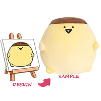 Peluche personnalisée en PP avec fonction de broderie, faible MOQ