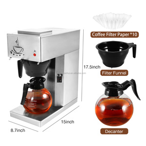 Cafetera Comercial de Acero Inoxidable con Filtro para Servir Café, Ideal para Restaurantes, Hoteles, Cafeterías y Oficinas - Product Image 2