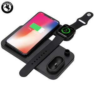 รองรับ OEM สำหรับแท่นชาร์จไร้สายแบบ 4-in-1 ชาร์จเร็ว 15W วัสดุ ABS พร้อมระบบป้องกันการชาร์จเกินสำหรับโทรศัพท์มือถือ - Product Image 4