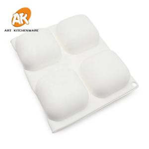 AK 8-cavità quadrato in Silicone Mousse stampo per torta nuovo per uso alimentare pasticceria utensili da cucina per forno per cioccolato gelatina di sapone - Product Image 5