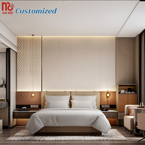 Hot Sale Contemporary Wood Bedroom Set for <strong>Hotel</strong> &amp; Apartment Furniture for Hospitality &amp; Home Use - Product Image 1