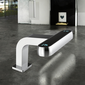 홀용 현대 2-in-1 자동 황동 센서 수도꼭지 및 액체 거품 비누 디스펜서 홈 침실 체육관 식당 외부 사용 - Product Image 3