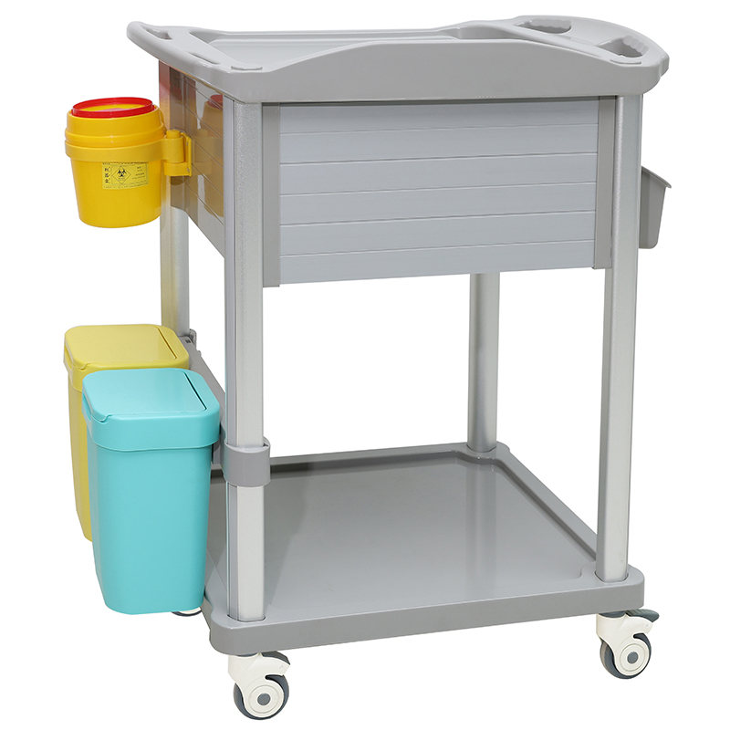MN-TC004 Medical Treatment Anesthesia Trolley Medical Cart With 2 Drawers
