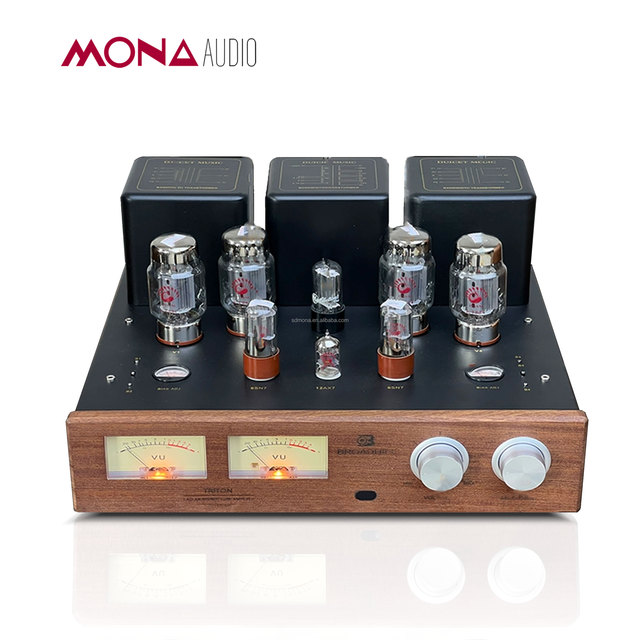 Upgraded 56W*2 2.0 Channel Home Hi-Fi Retro Design MONA KT88 Tube Amplifier Imported ALPS Z11 Transformer Walnut Panel Metal