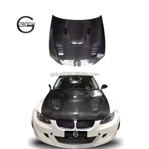 Capó de Motor de Fibra de Carbono Estilo V para <span class=keywords><strong>BMW</strong></span> Serie 3 <span class=keywords><strong>E90</strong></span> E92 E93, Cubierta de Motor Delantera de Fibra de Carbono - Product Image 1