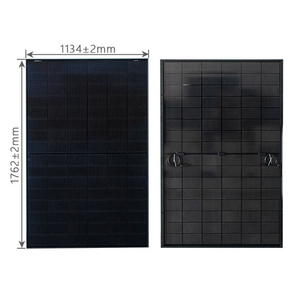 แผงโซลาร์เซลล์แบบกระจกสองชั้นสีดำทั้งหมด 450W 460W  โมดูล PV กระจกสีดำ มีสินค้าในสต็อก - Product Image 1