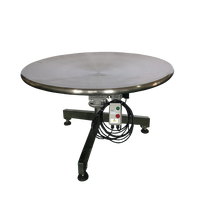 Table rotative en acier inoxydable avec vitesse de rotation de 5 tr/min, qualité alimentaire, contrôlée par PLC pour le traitement des bonbons/du sucre