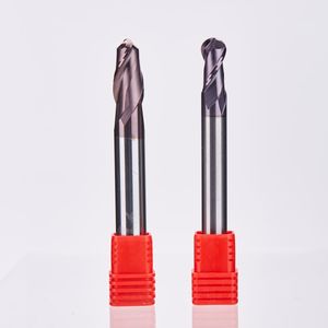 Fraises en bout en carbure de tungstène HRC65 4F HRC60 4 fraises en bout en carbure cémenté plat outils de coupe CNC mèches de routeur personnalisées Cutter <span class=keywords><strong>Tun</strong></span> - Product Image 4