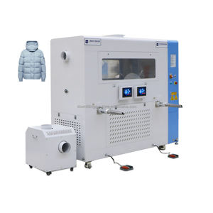 מכונת מילוי סיבי פוליאסטר אוטומטית לחלוטין מדגם FUDA - 2 פיות, 4 יחידות שקילה, דיוק גבוה 0.1 גרם, מסך מגע HD בגודל 7 אינץ', קומפקטית - Product Image 1