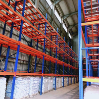 Sistema de Estanterías de Almacén de Alta Resistencia en Acero 5D, Estantería Selectiva para Paletas, Resistente, Modular, Ajustable, Almacenamiento Industrial