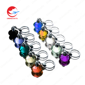 OEM tùy chỉnh hai mặt pha lê Acrylic móc khóa với Laser khắc logo cho chương trình khuyến mãi của công ty & số lượng lớn logo móc khóa - Product Image 5