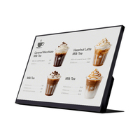 Pantalla Digital HD 1080P de 21.5 Pulgadas para Menús de Restaurantes, Pedidos de Comida y Publicidad Inteligente en Cafeterías