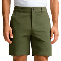 Shorts de golf décontractés pour hommes, taille plus, extensibles, respirants, à séchage rapide, écologiques, tricotés, coupe basse, personnalisables, pour activités de plein air et course à pied