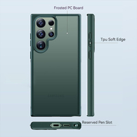 Nouvelles Coques de Téléphone Anti-Choc Rigides Magnétiques en PC et TPU Mat en Gros pour Samsung Galaxy S24 S23 S26 Ultra Plus