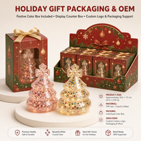 Jouet Squishy Transparent Premium en Forme de Sapin de Noël pour Soulager l'Anxiété, Jouet Anti-Stress Doux à Presser, Accessoire de Fête Réaliste